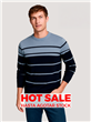 8011 - Sweater Escote Redondo Rayado